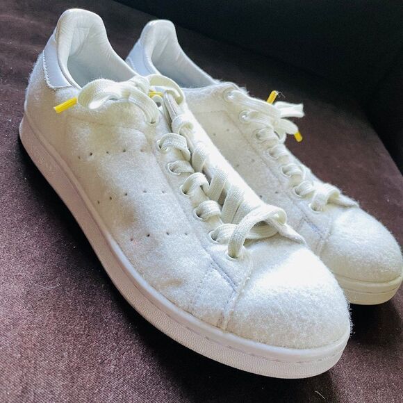 RARE Limited Off white- PHARRELL Williams Adidas Stan Smith TNS Womens 9 mens 8 - Picture 1 of 8